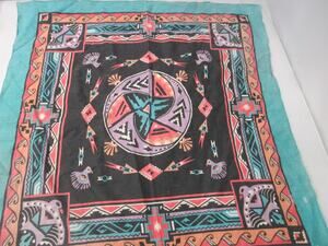 WAMCRAFT Bandana Handkerchief Southwestern Native American USA Made Vintage